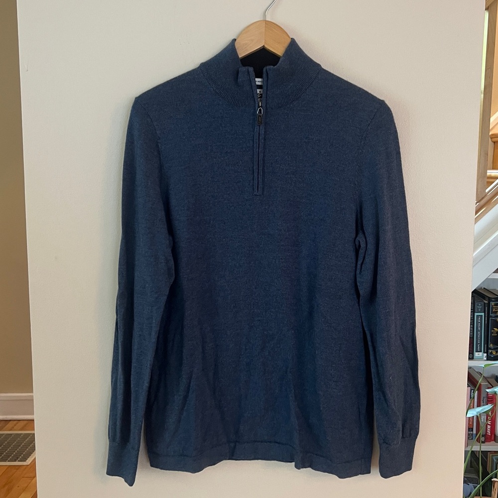 Joseph Abboud | Wool Quarter Zip Sweater